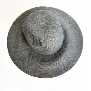 Eric Javits | Black Wide Brimmed Packable Hat SPF 50